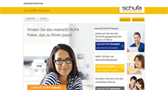 Desktop Screenshot of meineschufa.de